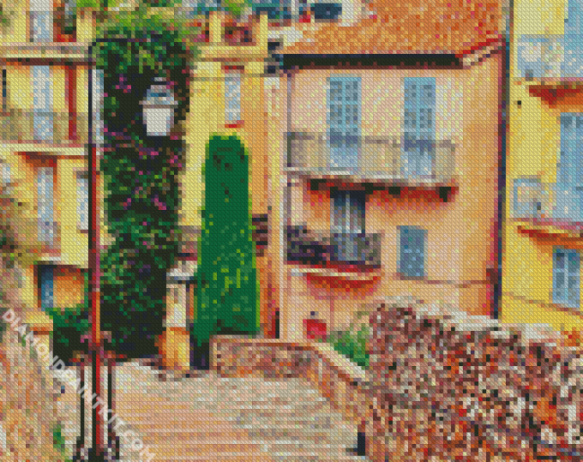 Cannes Old Town diamond painting