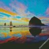 Cannon Beach At Sunset diamond painting