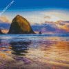 Cannon Beach Haystack Rock diamond painting