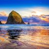 Cannon Beach Haystack Rock diamond painting