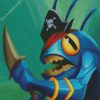 Murloc Pirate diamond painting