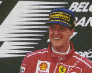 Car Driver Michael Schumacher diamond painting