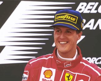 Car Driver Michael Schumacher diamond painting