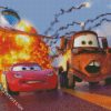 Cars 2 Animated Movie diamond painting