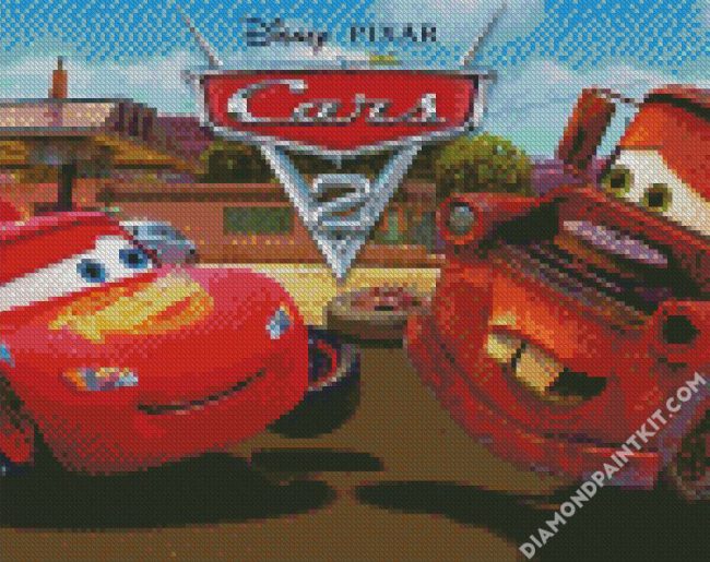 Cars 2 Characters diamond painting