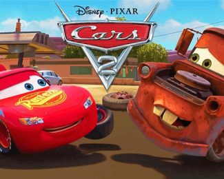 Cars 2 Characters diamond painting