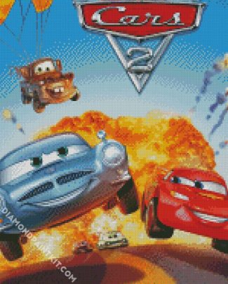 Cars 2 Poster diamond painting