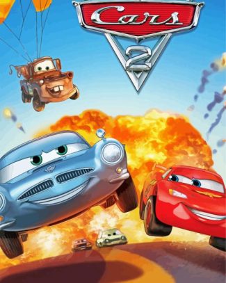 Cars 2 Poster diamond painting