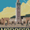 Casablanca Morocco Poster diamond painting