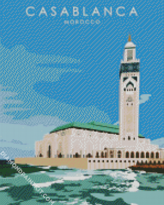 Casablanca Morocco diamond painting