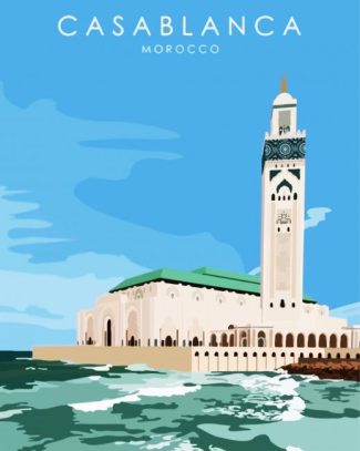 Casablanca Morocco diamond painting