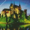 Castle Of Spirits Slovakia diamond painting