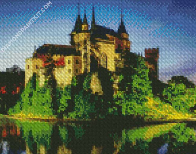 Castle Of Spirits Slovakia diamond painting