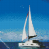 Catamaran Sailing Ship diamond painting