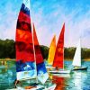 Catamarans Art diamond painting