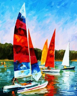 Catamarans Art diamond painting