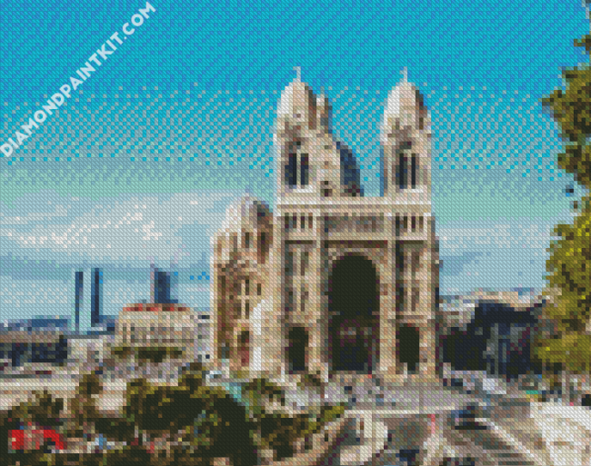 Cathédrale La Major France Marseille diamond painting