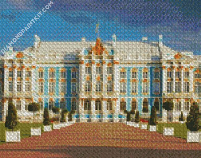 Catherine Palace Petersburg diamond painting