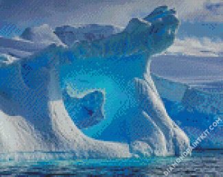 Caves In Antarctica diamond painting