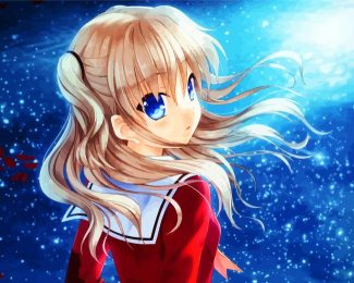 Charlotte Nao Tomori Anime Girl diamond painting