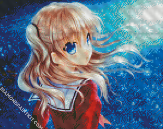 Charlotte Nao Tomori Anime Girl diamond painting