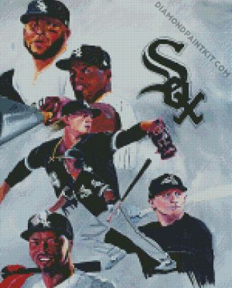 Chicago White Sox Baseball Players Art diamond painting