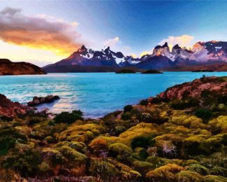 Chile Nature Landscape diamond painting