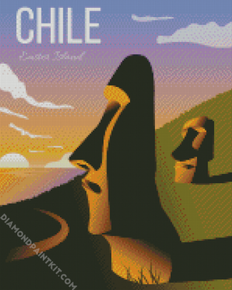 Chile Poster diamond painting