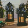 Christmas Light Lanterns diamond painting