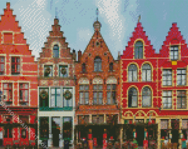 Christmas Vibe In Bruges diamond painting