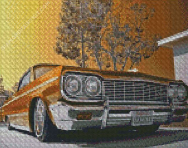 Classic Chevy Impala diamond painting