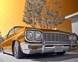 Classic Chevy Impala diamond painting