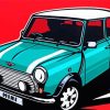 Classic Mini Cooper Car diamond painting