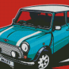 Classic Mini Cooper Car diamond painting