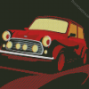 Classic Mini Cooper diamond painting