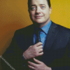 Classy Brendan Fraser diamond painting