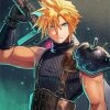 Cloud Strife diamond painting