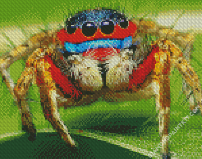 Colorful Spider Insect diamond painting