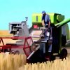 Combine Harvester Illustration diamond painting