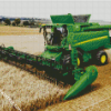 Combine Harvester In Field diamond painting