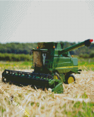 Combine Harvester Toy diamond painting