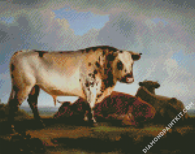 Cows Animals diamond painting