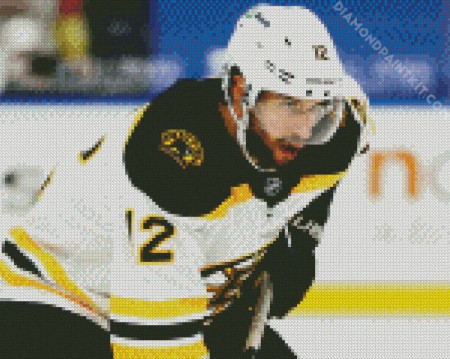 Craig Smith Boston Bruins Player diamond painting