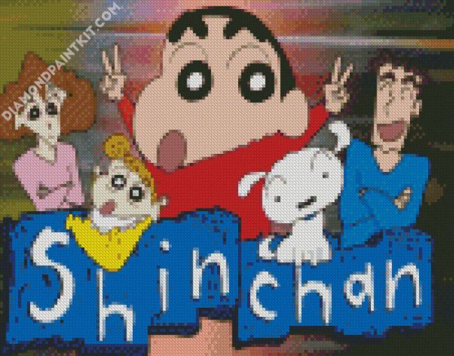 Crayon Shin Chan diamond painting