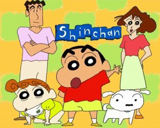 Crayon Shin Chan Cartoon diamond painting