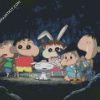 Crayon Shin Chan Characters diamond painting