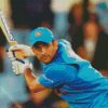 Cricketer Dhoni diamond painting