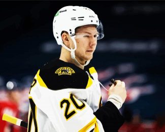 Curtis Lazar Boston Bruins Player diamond painting