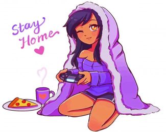 Cute Aphmau Art diamond painting