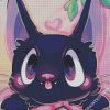 Cute Jiji Cat diamond painting